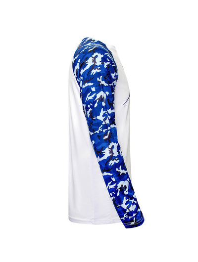 Bob Marlin Performance Shirt Adult Bob Camo Blue - Gifted Products