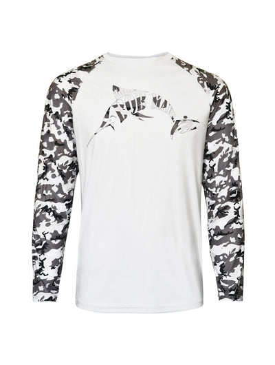 Bob Marlin Performance Shirt Adult Bob Camo Grey - Gifted Products
