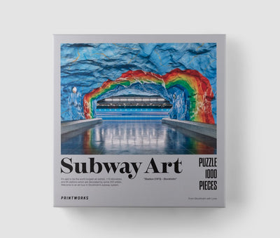 PUZZLE- SUBWAY ART RAINBOW - Gifted Products