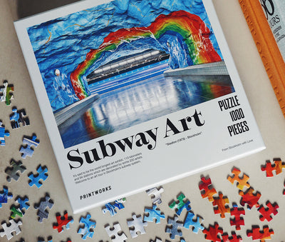 PUZZLE- SUBWAY ART RAINBOW - Gifted Products