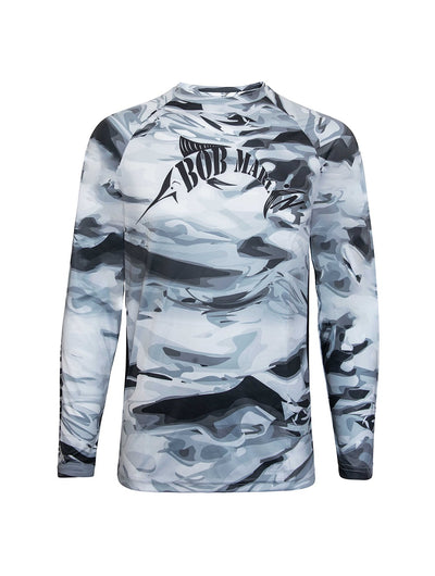 Bob Marlin Performance Shirt Adult Grey Storm - Gifted Products