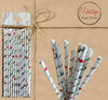 Paper Straw - Pattern - Gifted Products