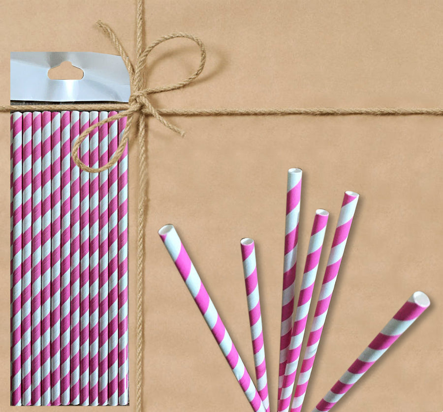 Paper Straw - Striped - Gifted Products