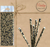 Paper Straw - Pattern - Gifted Products