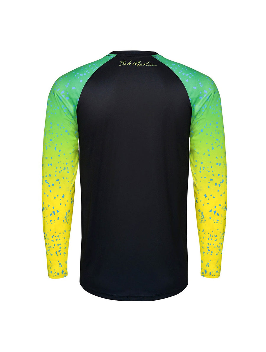 Bob Marlin Performance Shirt Adult Bob Mahi Black - Gifted Products