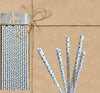 Paper Straw - White Polka Dot - Gifted Products