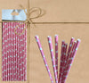 Paper Straw - Pastel Heart - Gifted Products