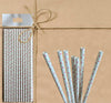 Paper Straw - White Polka Dot - Gifted Products